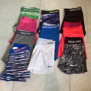 Nike pro shorts 10 pairs, SOLD SOLD SOLD